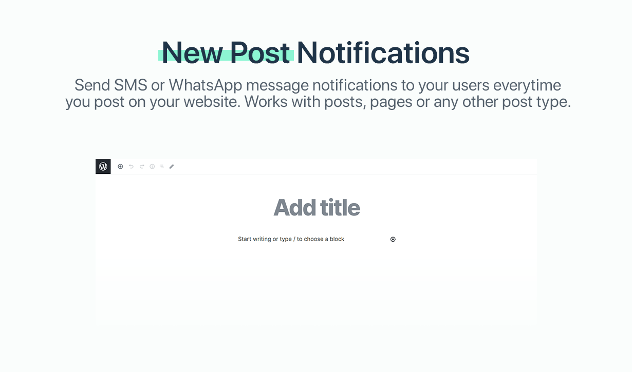 New Post Notifications